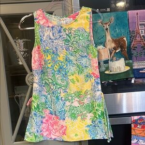 Lilly Pulitzer Patchwork Multicolor Sleeveless Tunic XS
